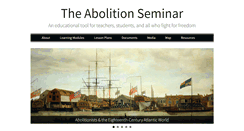 Desktop Screenshot of abolitionseminar.org