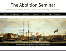 Tablet Screenshot of abolitionseminar.org